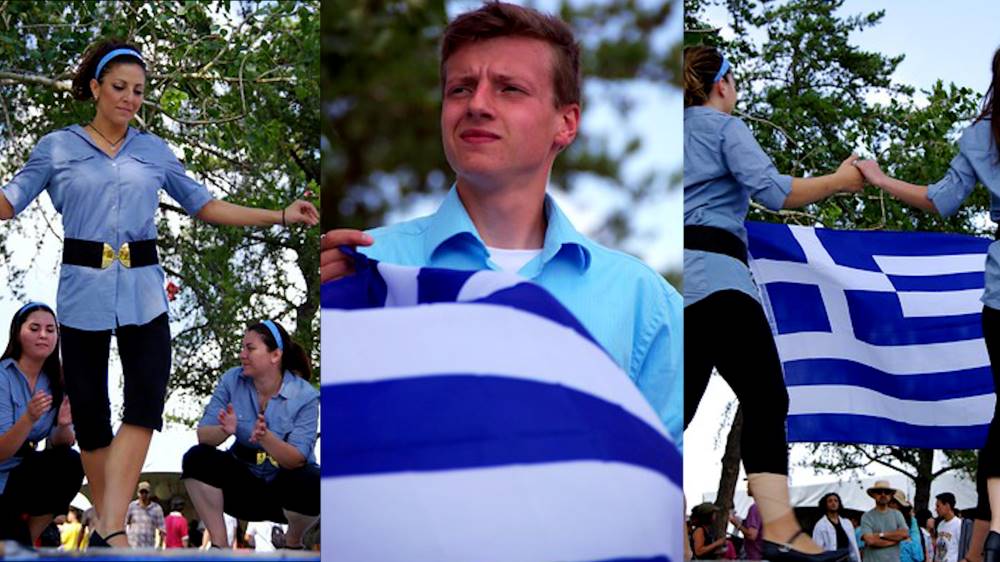 Greek dancing in Greece
