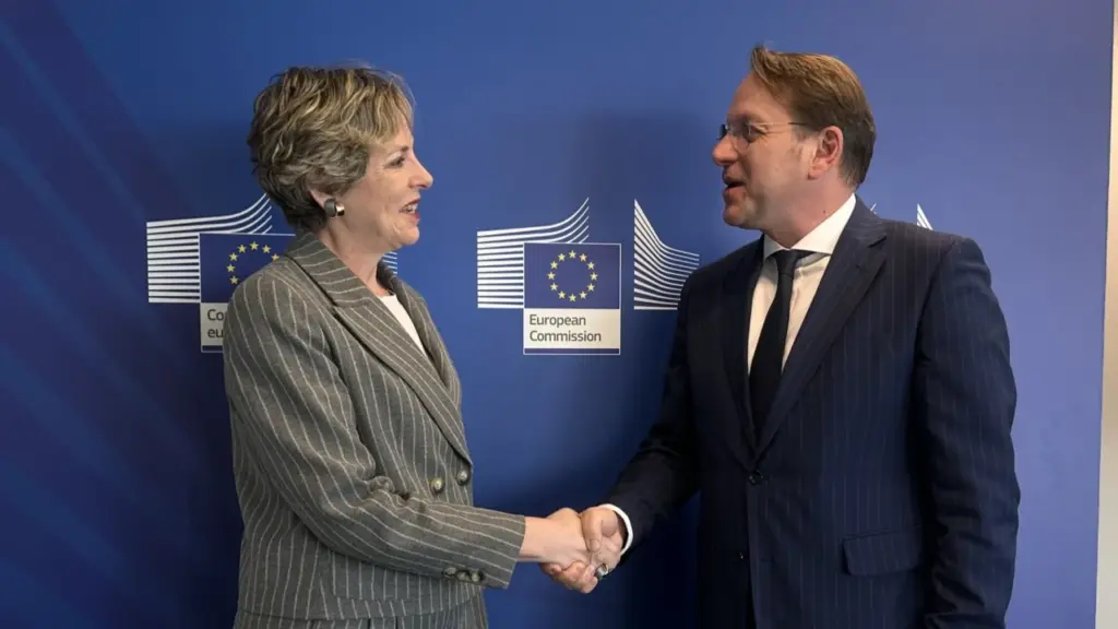 Evis Sala: Discussing Albania’s Next Steps on EU accession with Olivier Varhelyi 