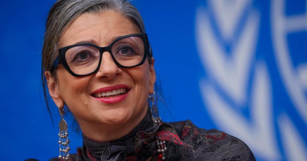UN rapporteur Francesca Albanese receives an honorary doctorate in Queen Elisabeth Hall in Antwerp UN rapporteur Francesca Albanese receives an honorary doctorate in Queen Elisabeth Hall in Antwerp