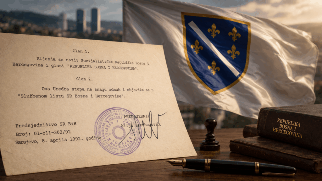 On This Day in 1992: Bosnia and Herzegovina Officially Renamed the Republic of Bosnia and Herzegovina