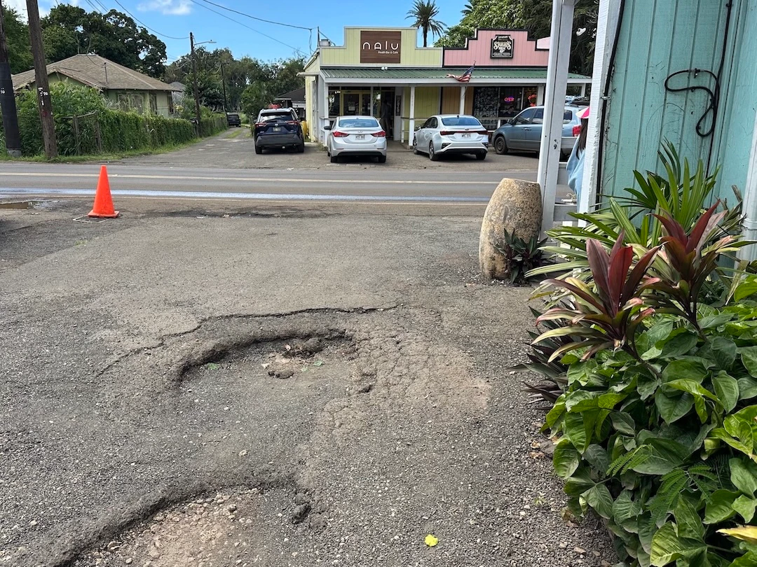 Potholes increased across Oʻahu after the back-to-back Kona low storms.
