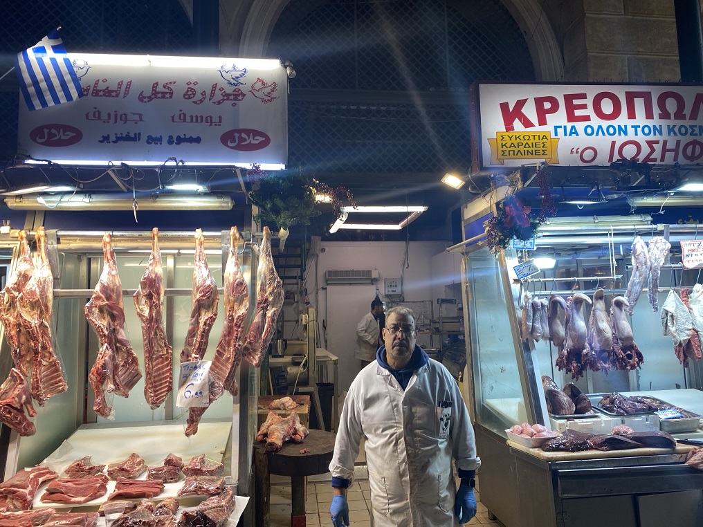 Photos: 'A butcher for everyone' - A story of Egyptian integrity in the heart of Athens