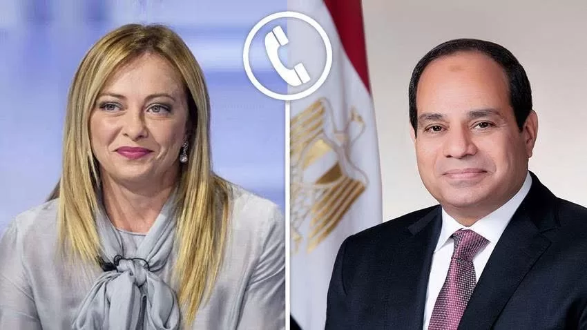 Sisi, Meloni discuss Middle East tensions