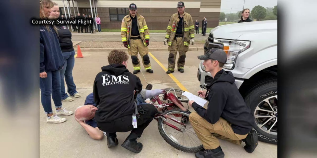 Survival Flight EMS partners with Red River Technology Center for mass casualty drill