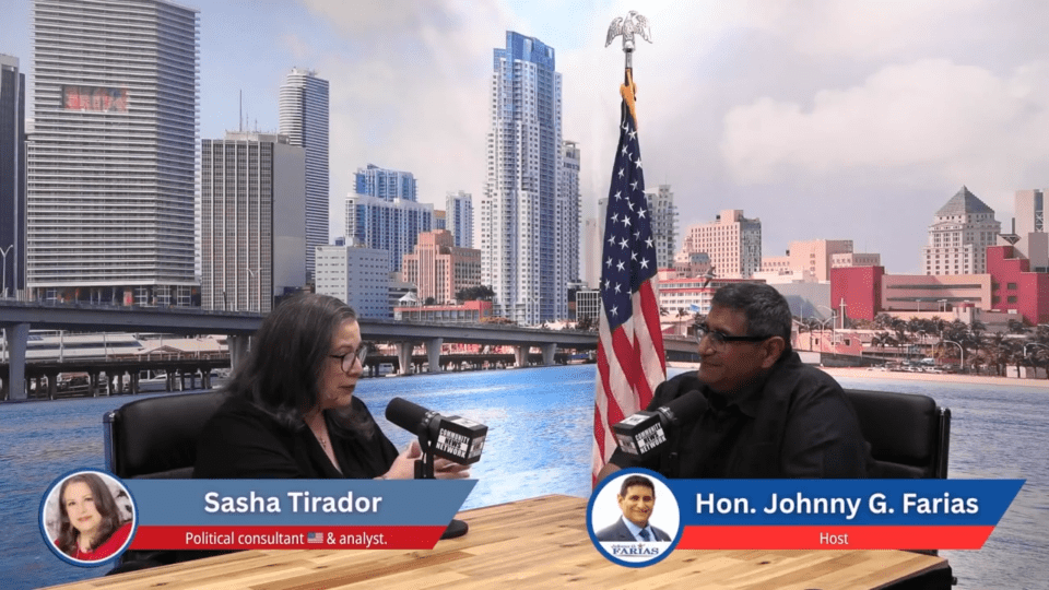 Johnny G. Farias Show LIVE | Sasha Tirador on Politics, Policy & Miami Issues