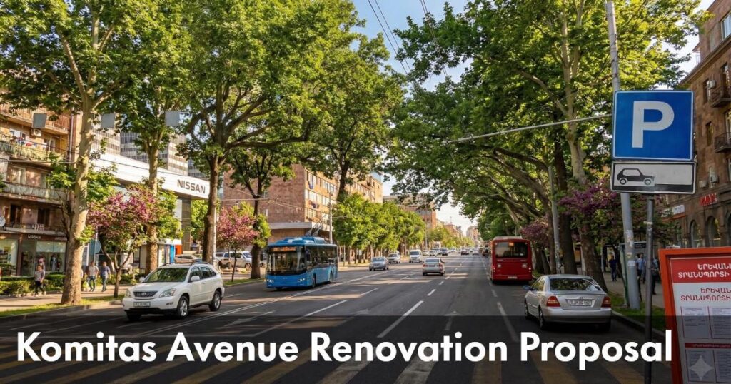 Proposal for Komitas Avenue renovation in Yerevan - the issue with trees replacement in the current plan and the request for better options