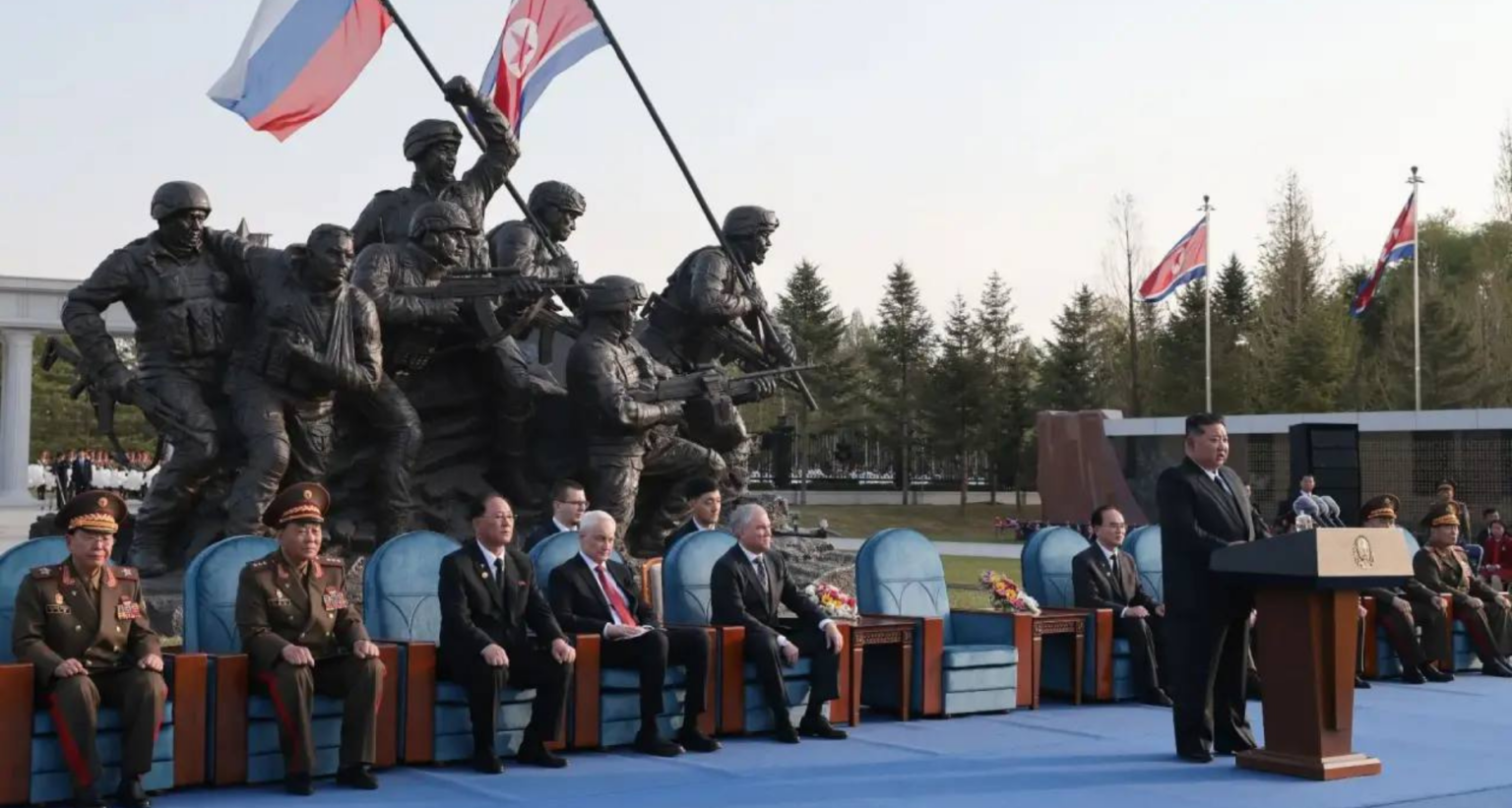 Kim inaugurates memorial for North Korean soldiers who fought in Ukraine war