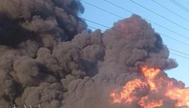 Fire can be seen from 20 kilometers away: Pumping station on fire in Russia's Volgograd region after attack