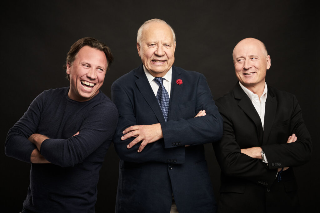 Kristjan Järvi, Neeme Järvi and Paavo Järvi. Photo by Kaupo Kikkas.