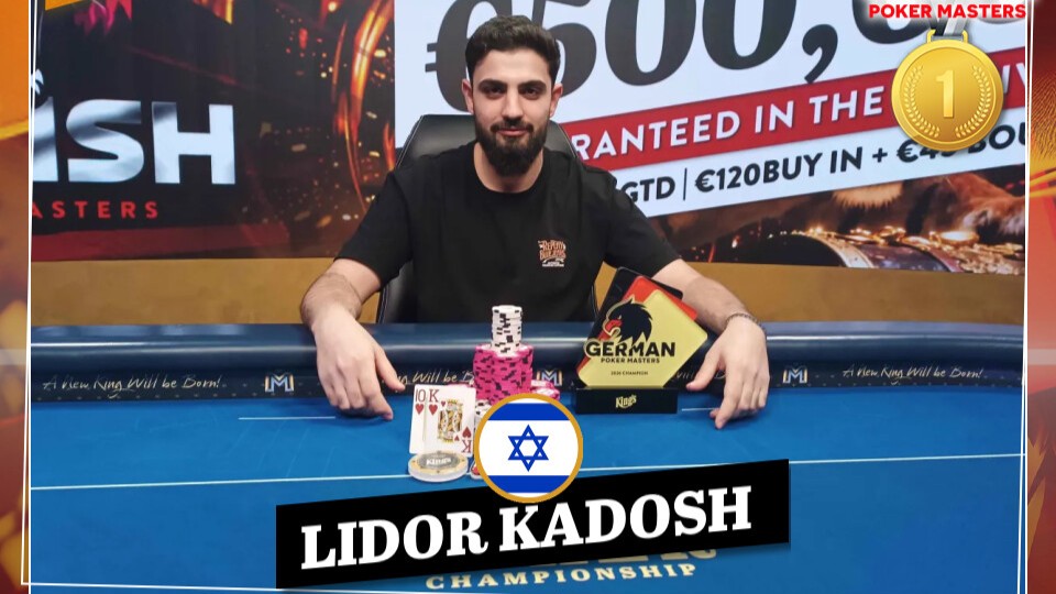 Lidor Kadosh Claims Victory at German Poker Masters