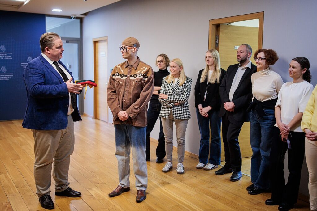 🇱🇹 Lithuania: Lion Ceccah Meets the Ministry of Foreign Affairs Ahead of Eurovision