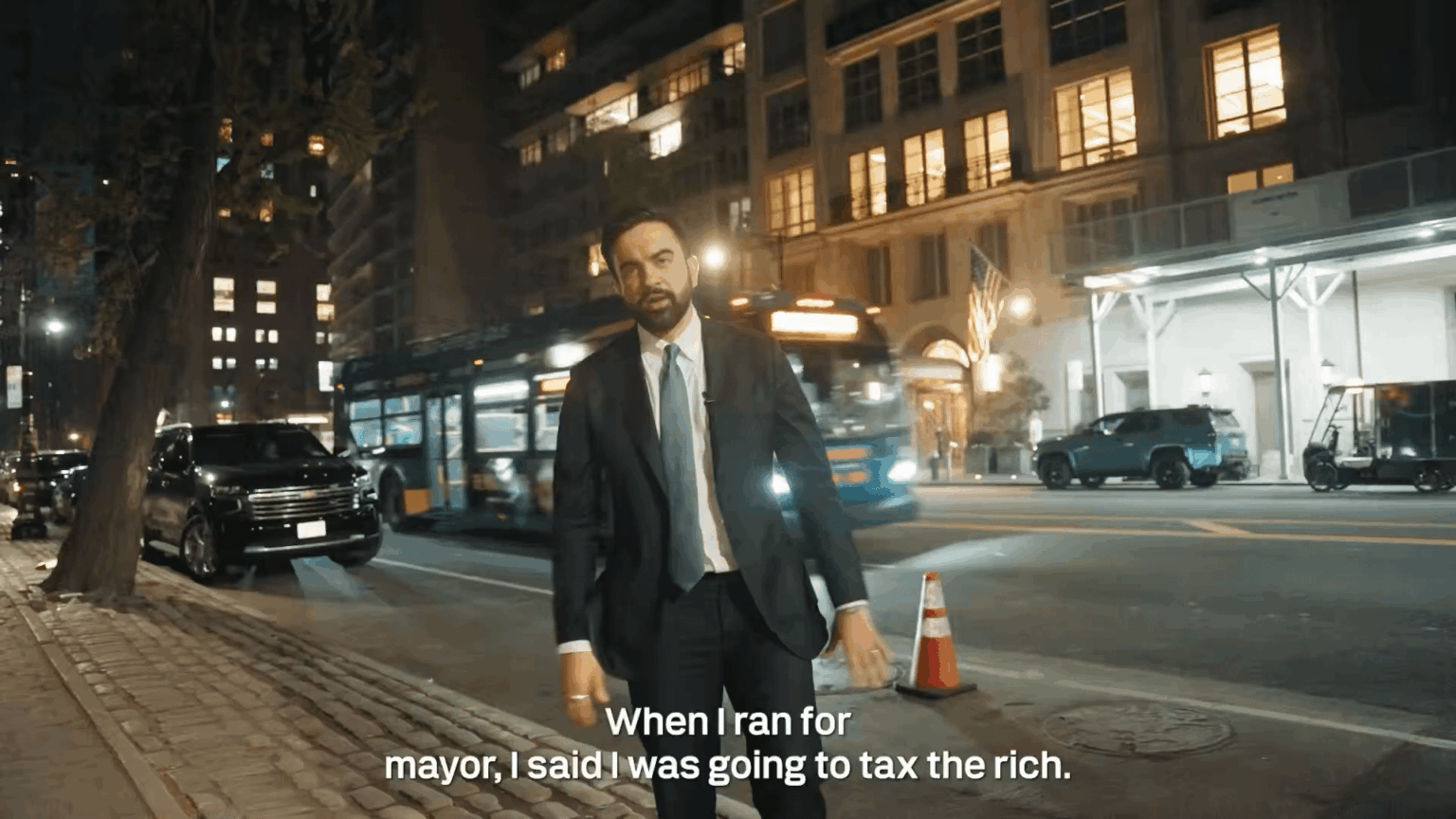 Mamdani introduces “pied-a-tierre tax” on tax day: “When I ran for mayor, I said I was going to tax the rich … Well, today we’re taxing the rich...”