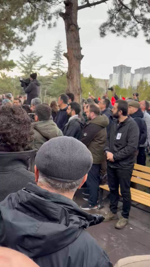 Prof. is a Cyprus Veteran. Dr. Yalçın Küçük's funeral was held with military honors