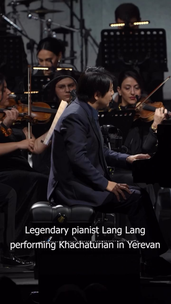 Legendary Pianist Lang Lang Performing Aram Khachaturian With The Armenian State Symphony Orchestra in Yerevan