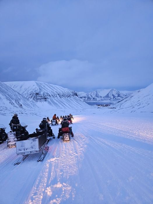 Scientists are attracted to Norway in part because of its position on the “frontline” of the climate crisis. Pictured is the arctic island of Svalbard