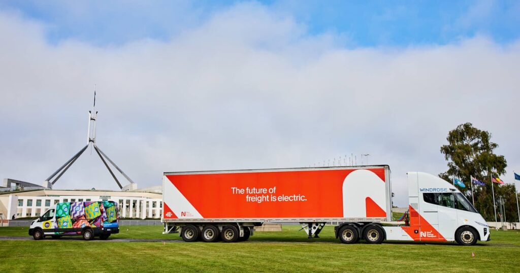 Australian government backs large-scale electric truck depot