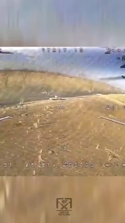 Russian vehicle with infantry is destroyed after Ukrainian FPV strike