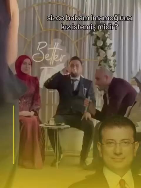 The groom's father mistakenly wanted the girl to Ekrem İmamoğlu.