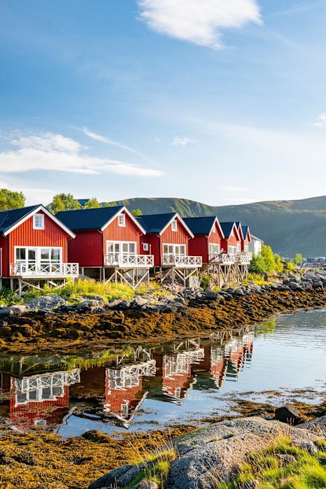 Vesterålen Kysthotell sits right on the water in Stokmarknes.