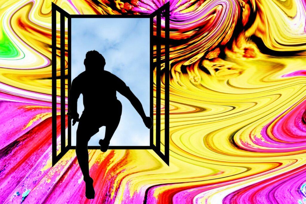 A school student who had taken LSD jumped from the window. Chief of Police: It's a miracle he survived