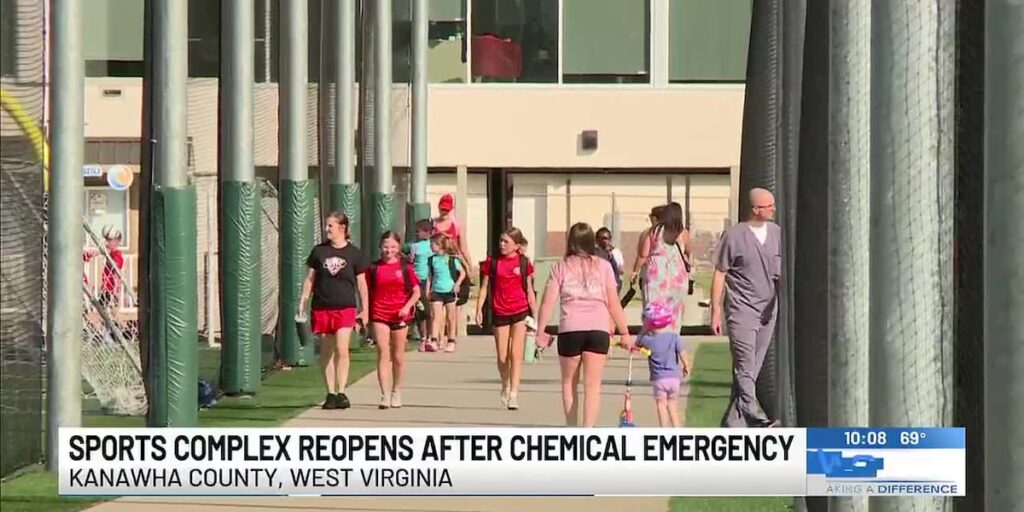 Sports complex reopens after chemical emergency Sports complex reopens after chemical emergency