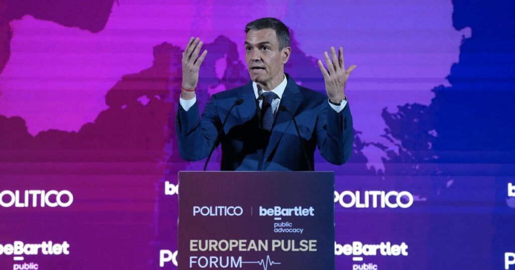 After clashing with Trump and Israel, Sánchez casts Spain as moral model for EU – POLITICO After clashing with Trump and Israel, Sánchez casts Spain as moral model for EU – POLITICO