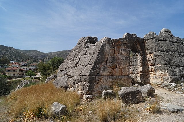 Ancient Greek Pyramid of Hellinikon, Greece
