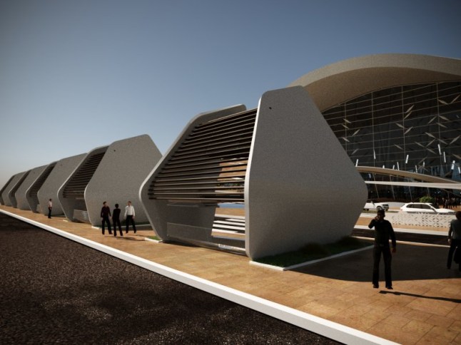 CGI illustration of plans for the new Rabat-Sale Airport