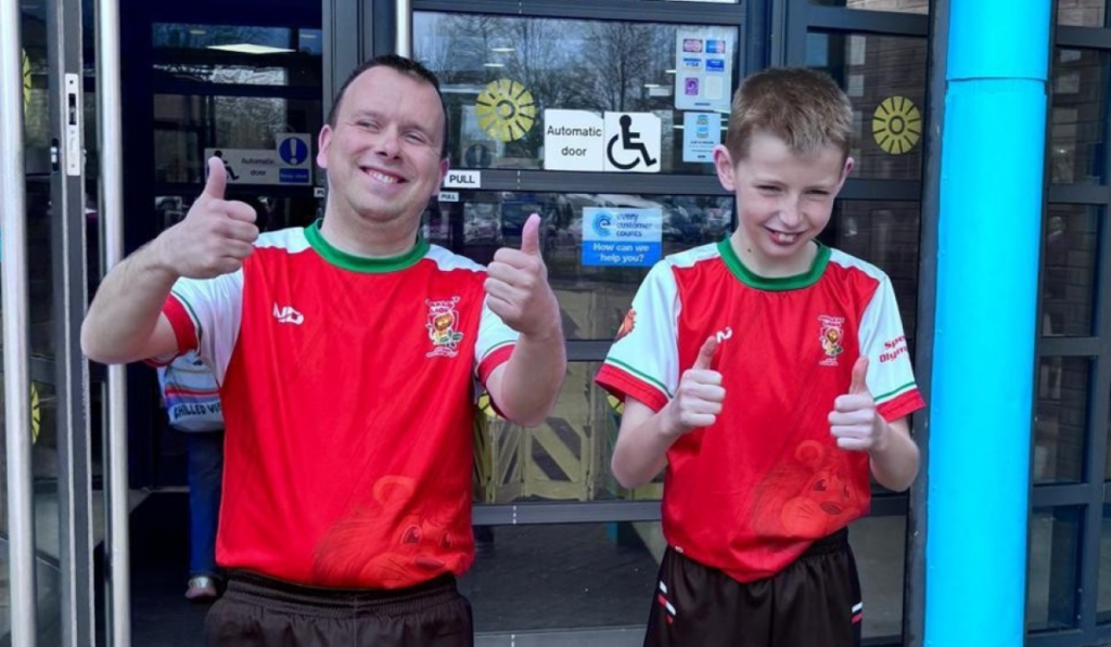 Special Olympics coach swaps the pool for the Foyle Special Olympics coach swaps the pool for the Foyle