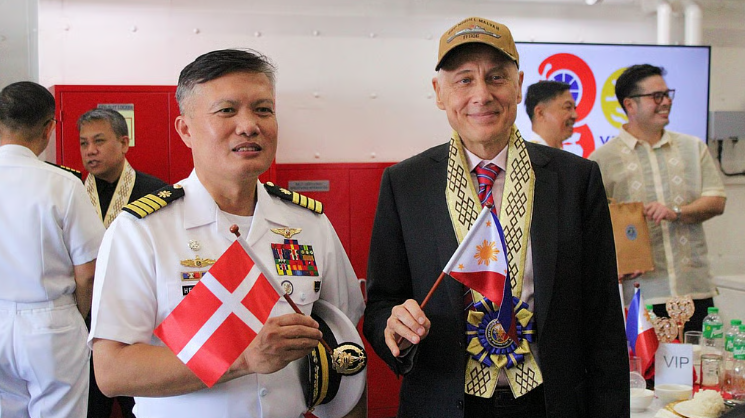 Warship ceremony marks 80 years of Denmark-Philippines ties