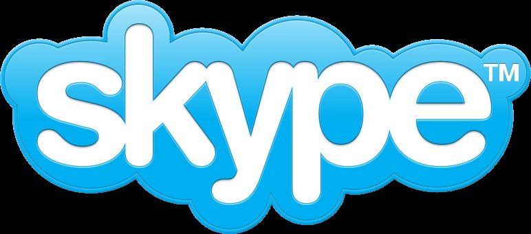 Skype's original logo.