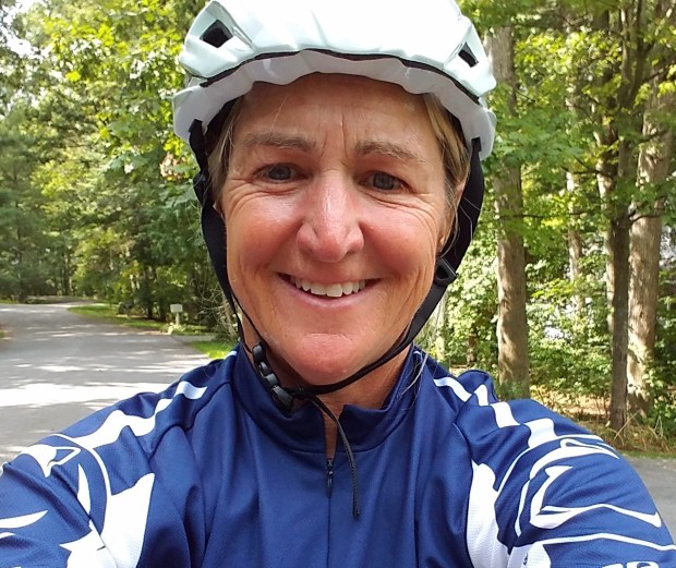 Denise St. Pierre is the retired women's golf coach at Penn State and is a member of Third Act. (courtesy, Invading Sea)