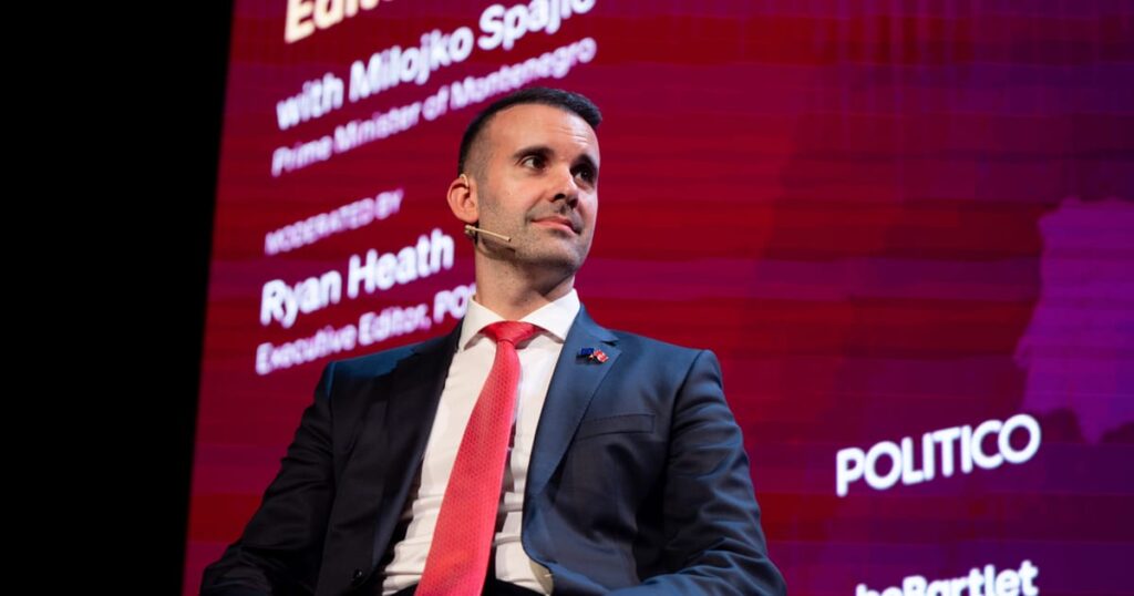 Montenegro wants to join EU for security, PM says – POLITICO