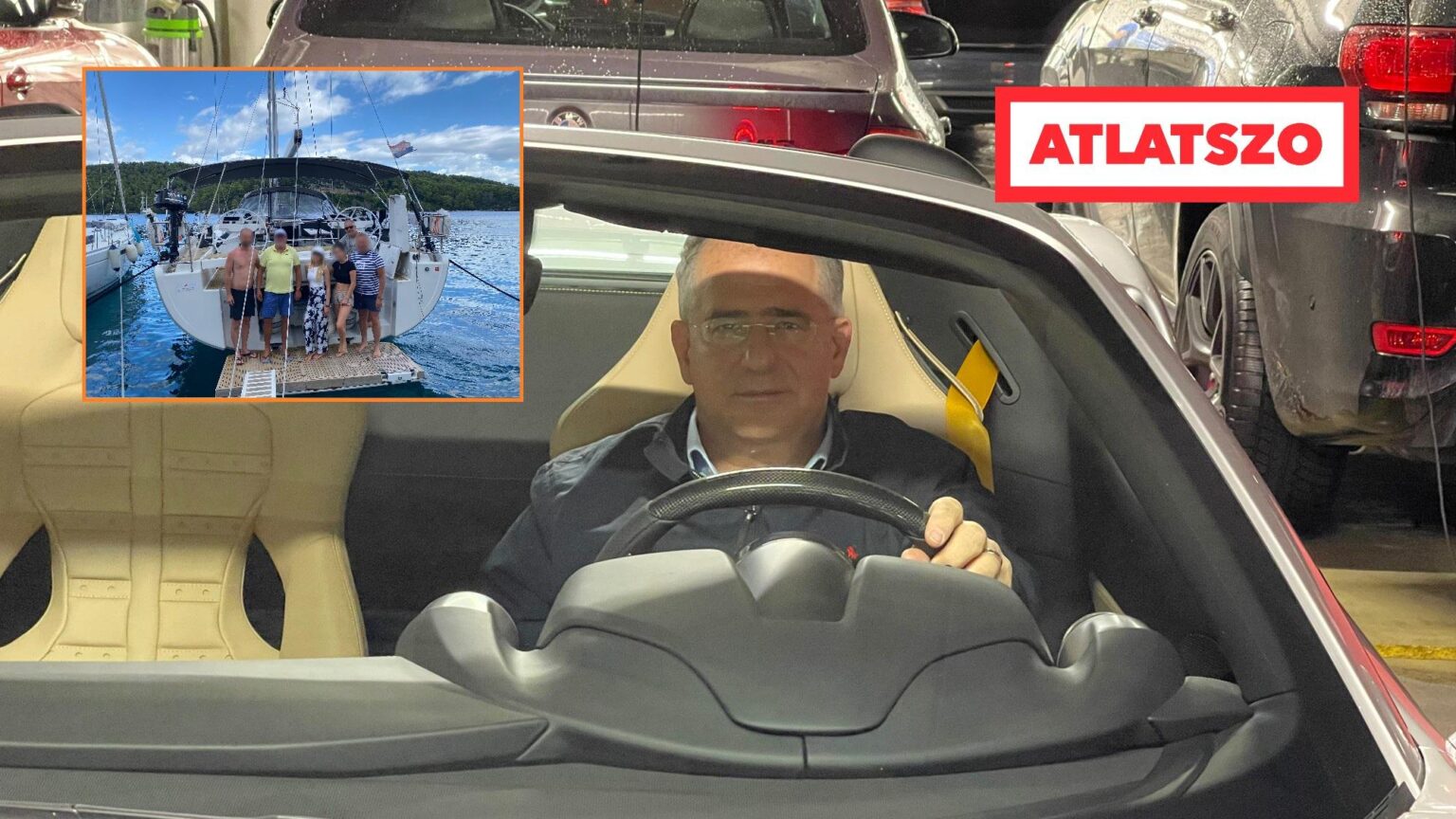 Fidesz vice-chairman spotted in Ferrari owned by CEO charged with 10 billion-HUF embezzlement – English