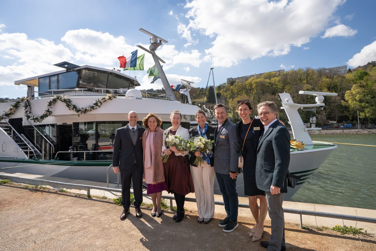 Tauck christens new riverboats ms Lumiere and ms Serene in France