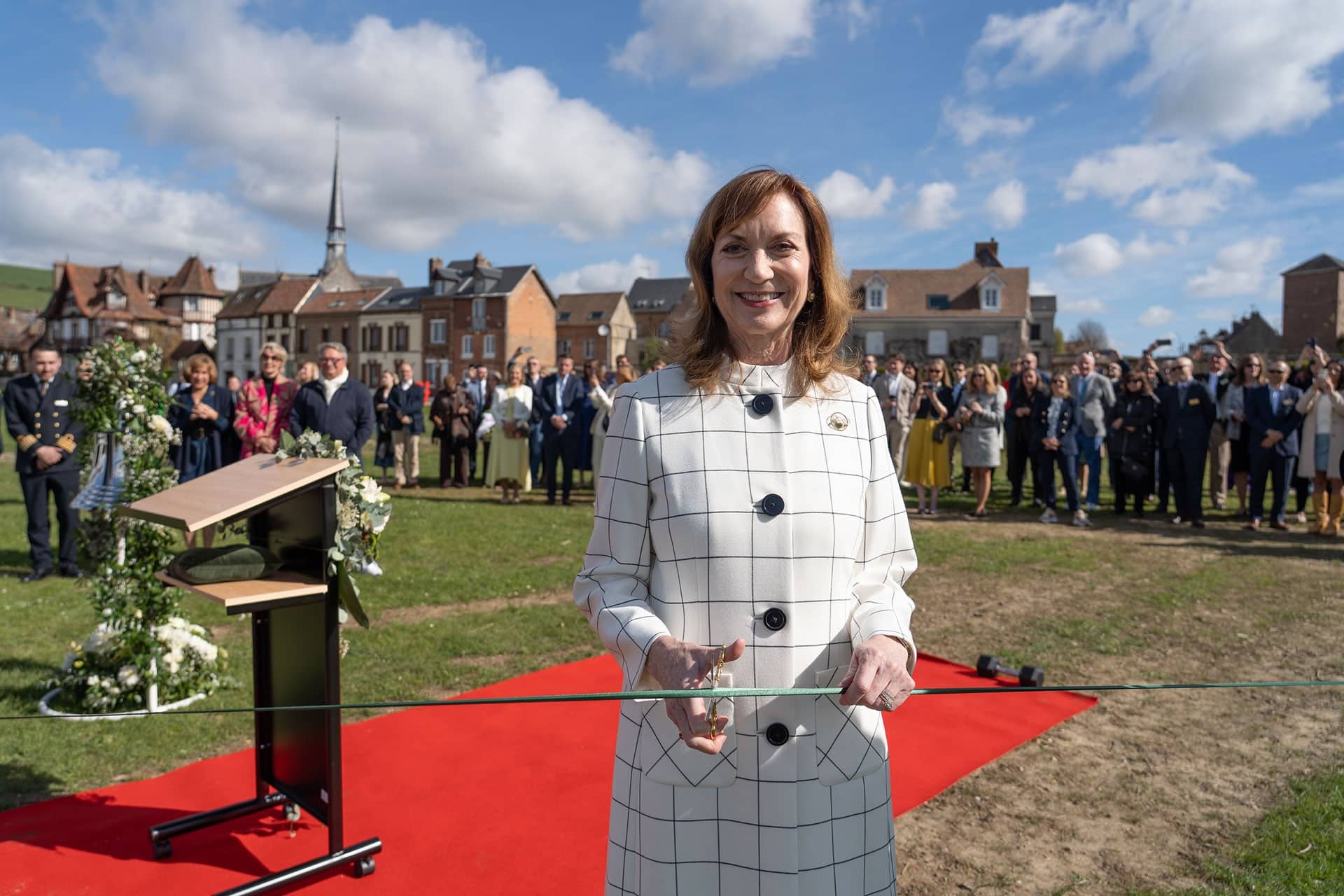 Jennie Norman, Tauck vice chair of the Board and godmother of ms Serene.