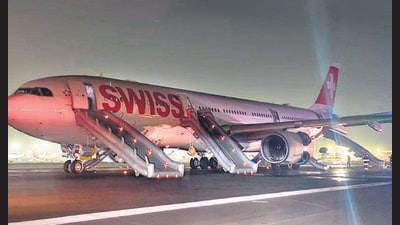 The Airbus A330-300 aborted take off at Delhi airport. (Sourced)
