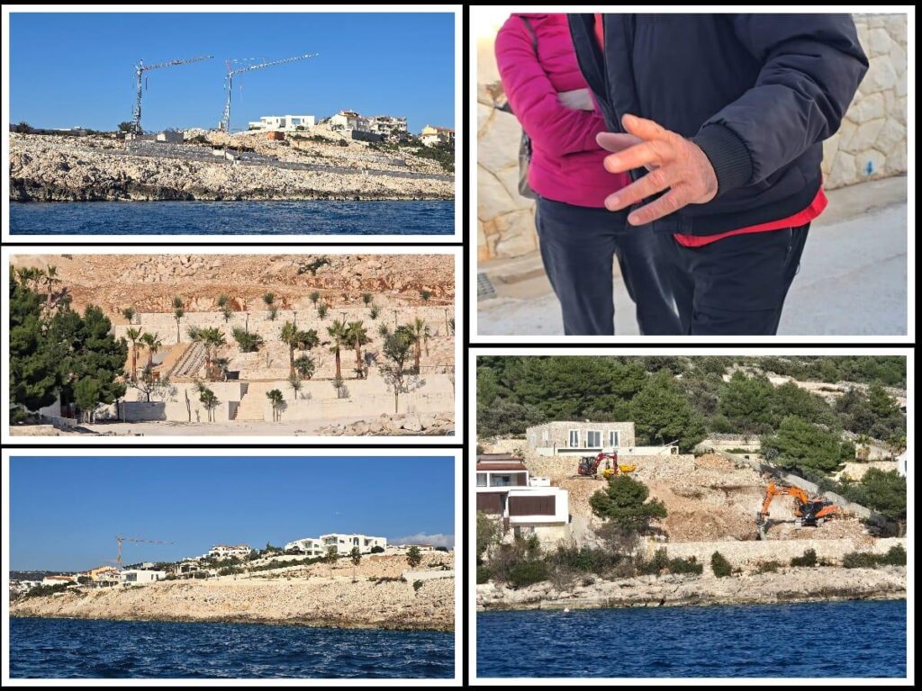 VIDEO - Journalist teams of Morski HR and HRT intercepted with a car and roared while filming the devastation of the coast!