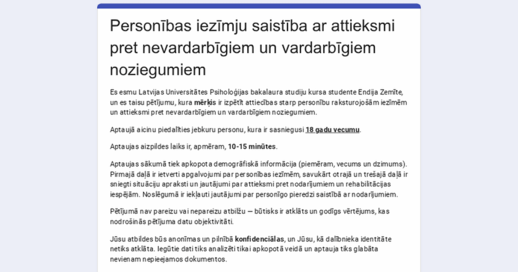 I will appreciate it if you participate in my bachelor thesis research!