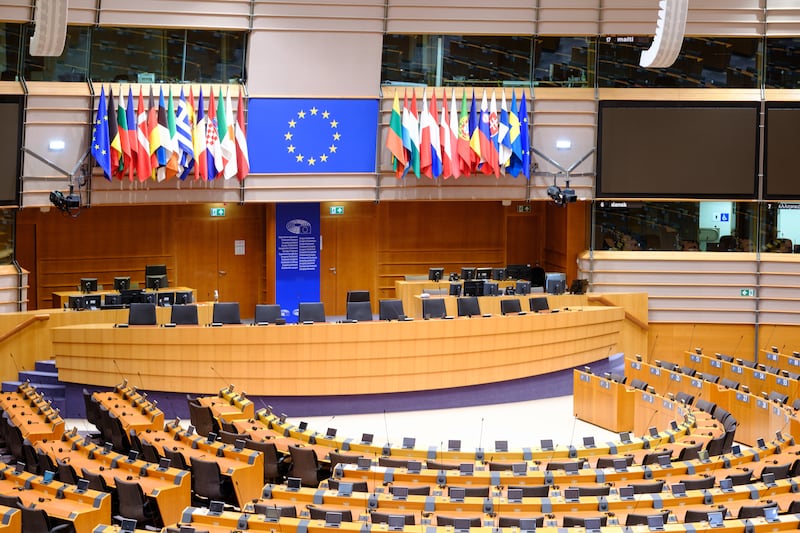 The European Parliament voted this week for the US trade deal to go ahead. Photograph: Thierry Monasse/Getty Images