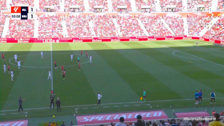 Mallorca [2] - 1 Real Madrid - V. Muriqi 90+1'