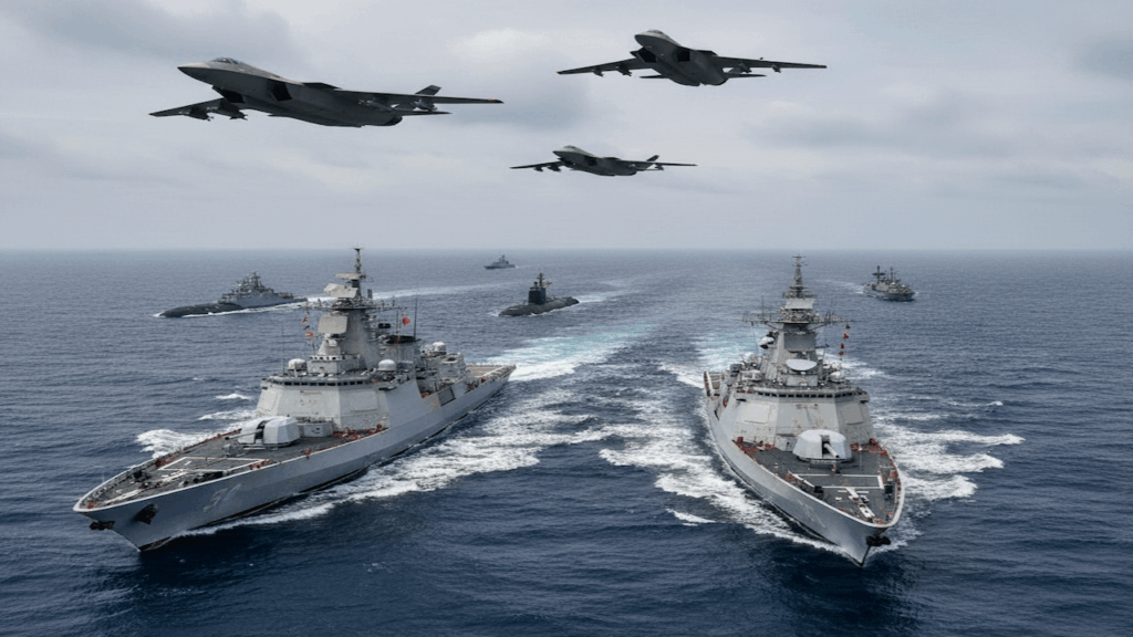 Rising Tensions: China Sends 10 Aircraft, 11 Ships Near Taiwan