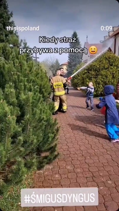 Today! Pouring Monday #śmigusdyngus