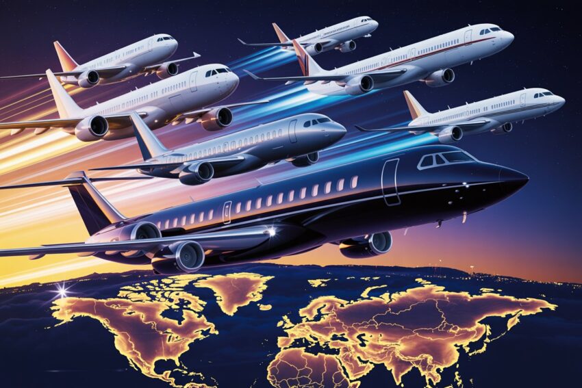 Private jet charter services for ultra-luxury travel worldwide.