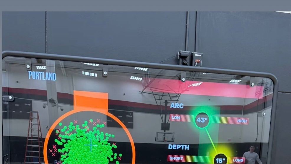 Damian Lillard displaying his shooting statistics during one of his workouts (via Damian Lillard on IG)