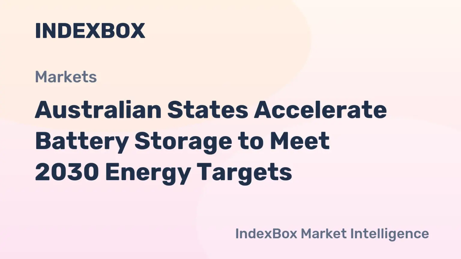 Australian States Race to Deploy Battery Storage for Energy Security - News and Statistics