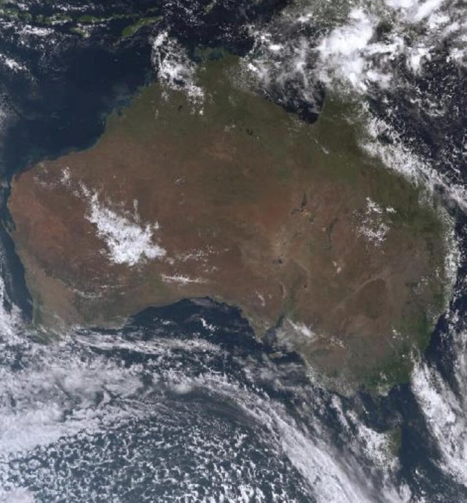 The Red Centre is looking pretty green right now.