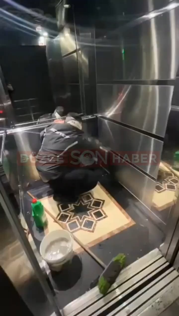 The courier, who is popularly known as the "elevator peeing veck" because he ate the order and urinated in the elevator, was detained after he had the elevator cleaned.