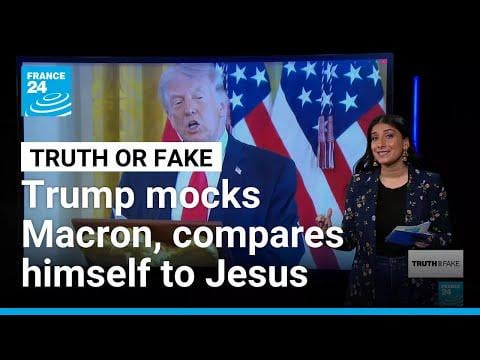 White House posts then deletes Easter video of Trump insulting Macron • FRANCE 24 English