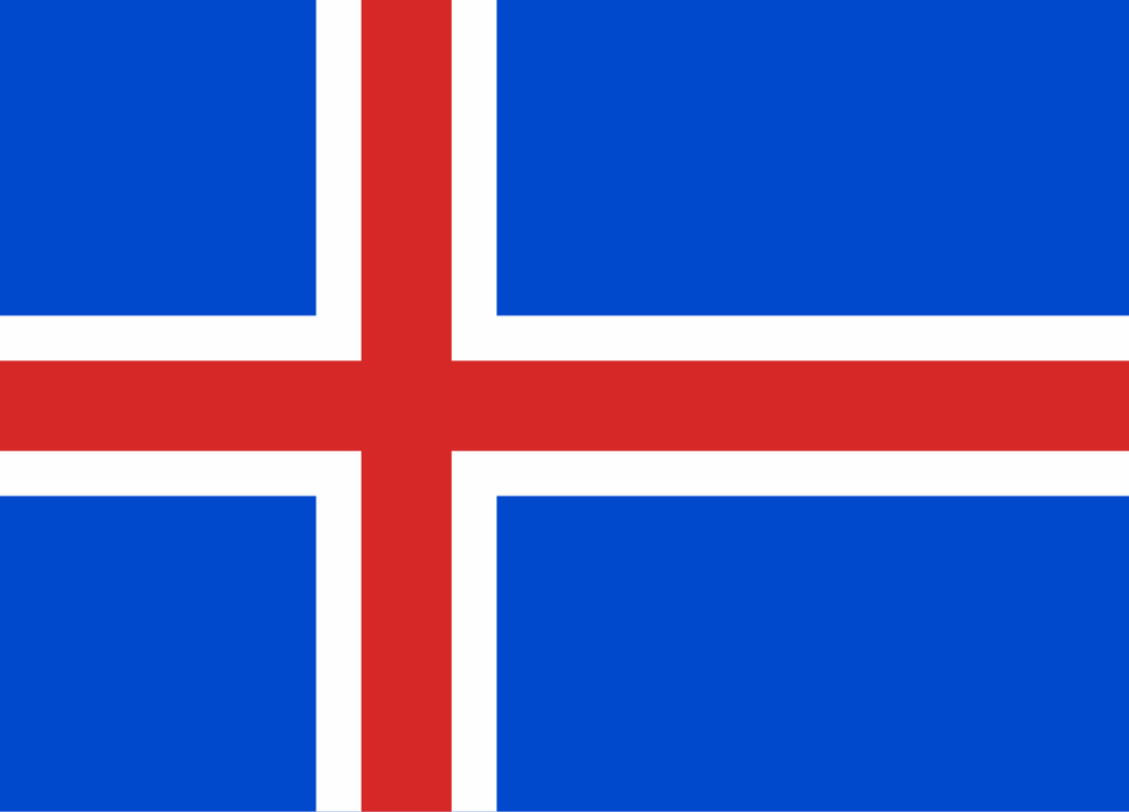 Was Iceland's flag 1918–1944 too blue?